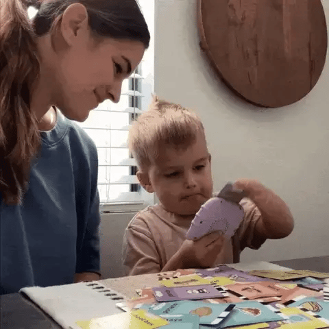 Lector de Tarjetas Bilingües para Niños