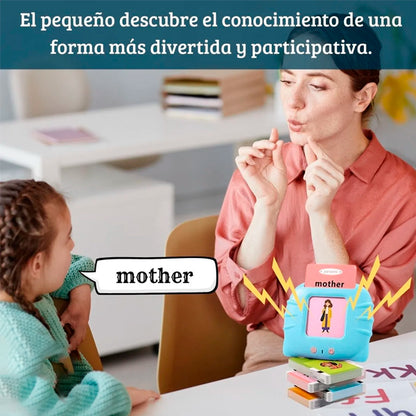 Lector de Tarjetas Bilingües para Niños